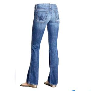 7forallmankind “A” pocket bootleg jeans